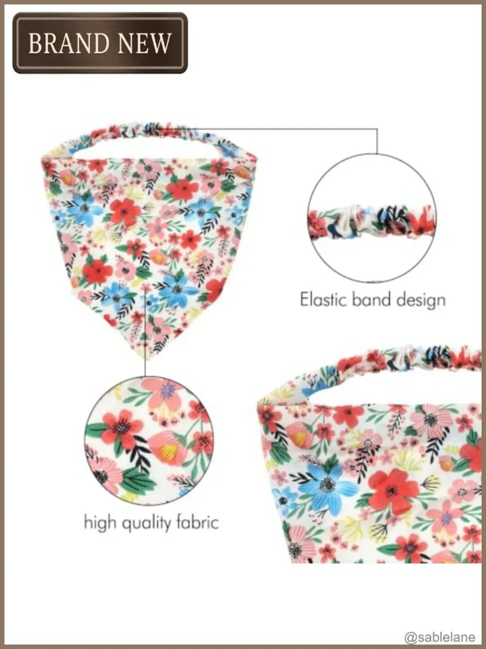 15 Pack Silk Satin Bandana Headband Triangle Scarf for Women